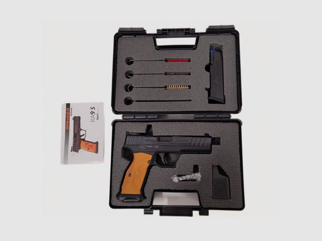 HoG Sport v.2 RA9 semiautomatisch pistool kal. 9x19mm SET MET EXTRA LOOP SR, afbeelding 3 van 4