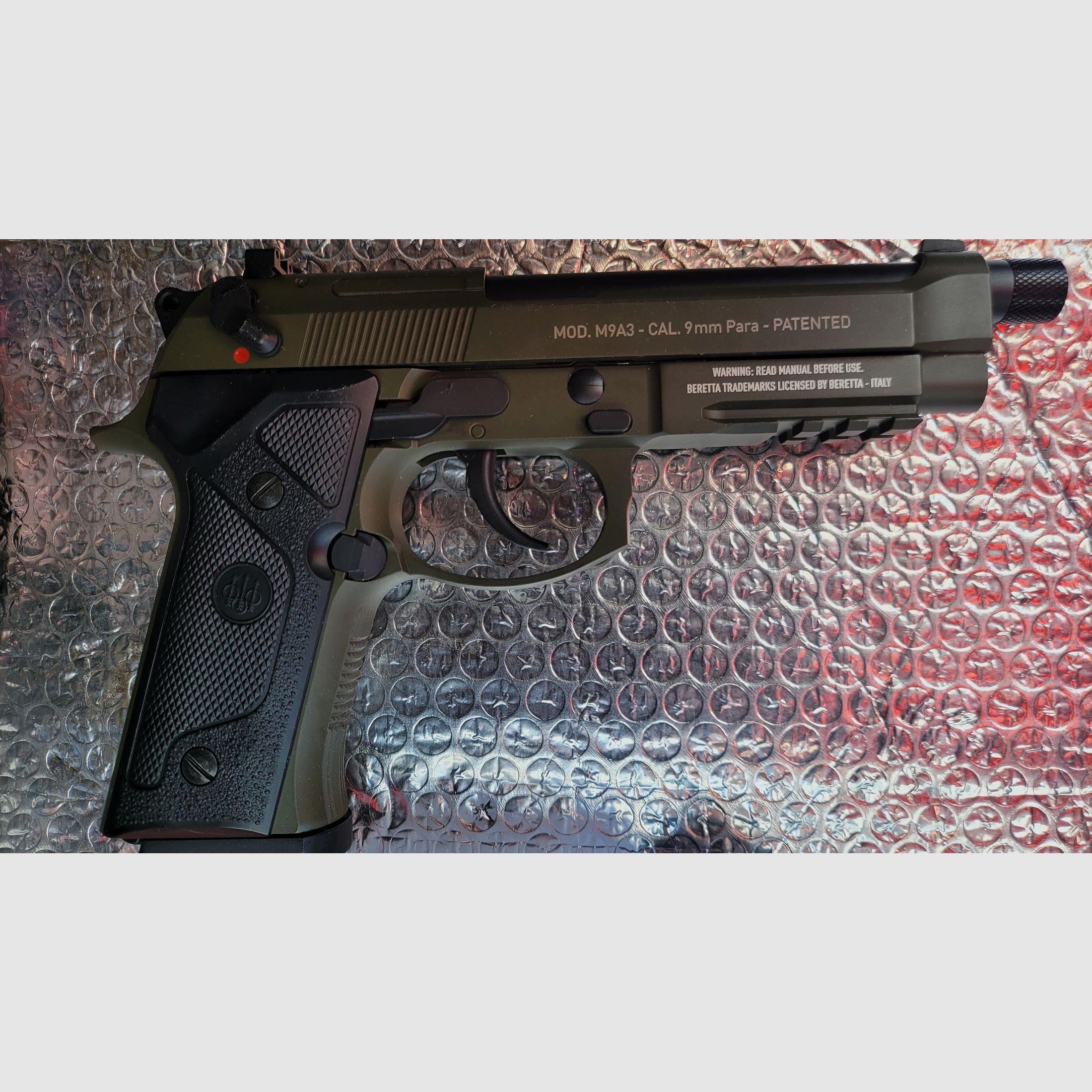 Pistola de aire comprimido Beretta M9A3 CO2