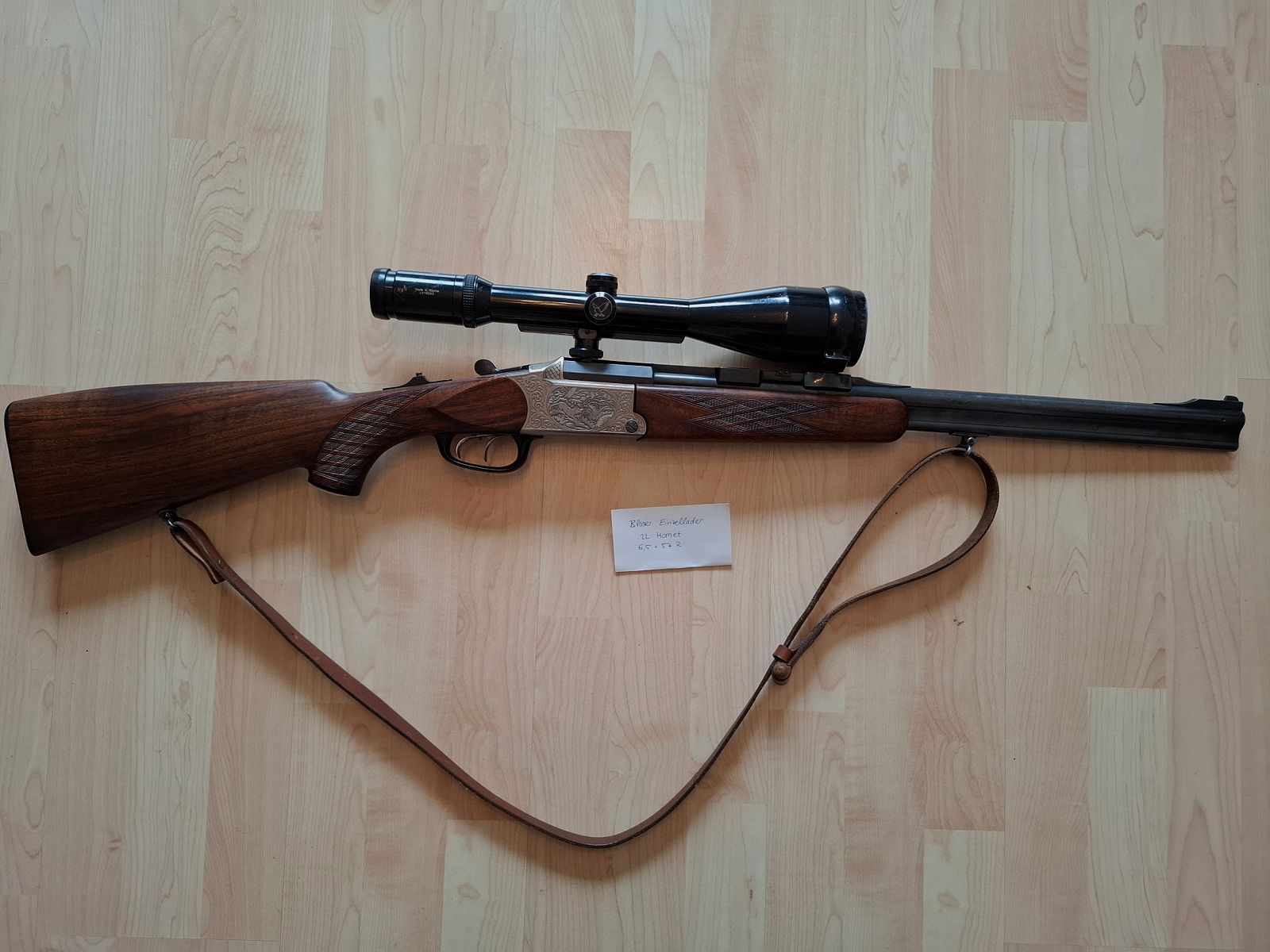 Blaser Bergstutzen 6,5x57R  .22 + Swarovski 3-12x56