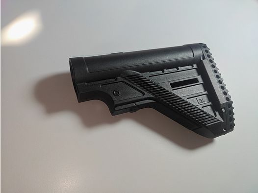 Heckler & Koch HK MR308 MR 308 stock butt Slim Line SlimLine et en noir
