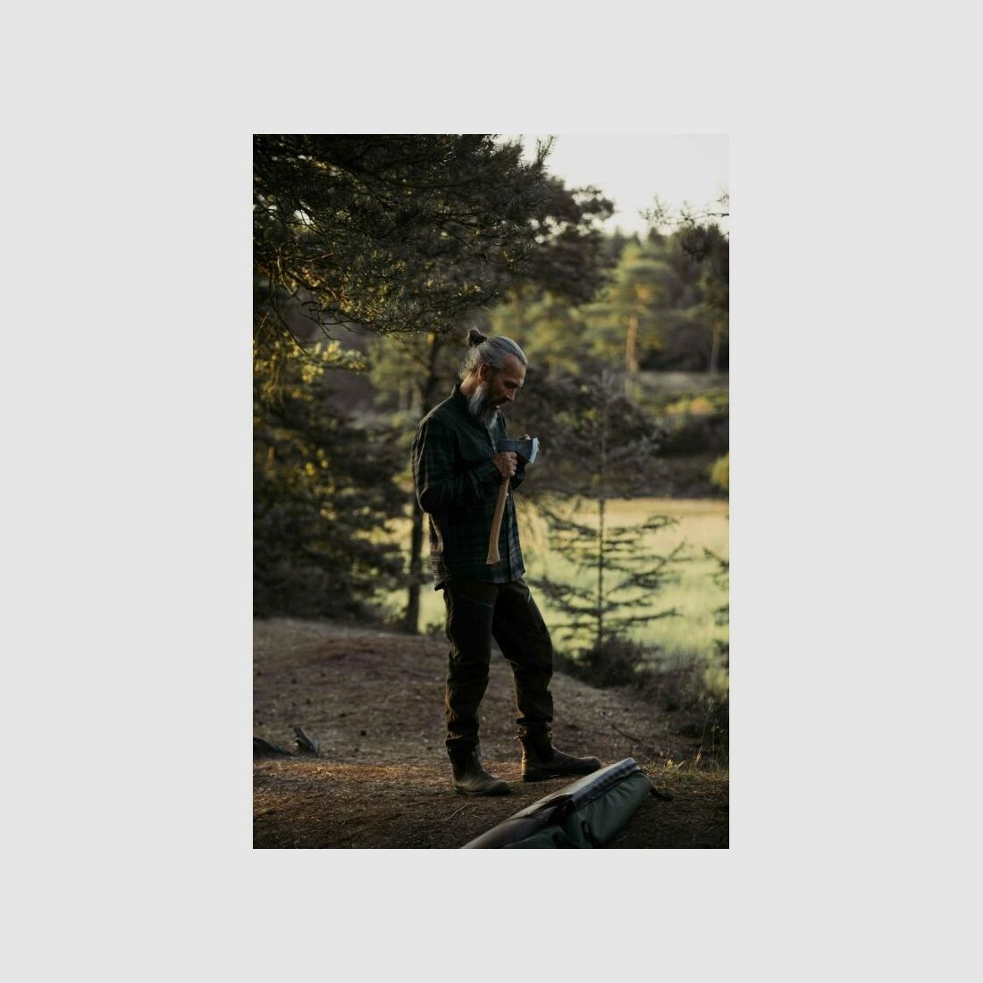 Northern Hunting Herren Hemd Kjall Blau