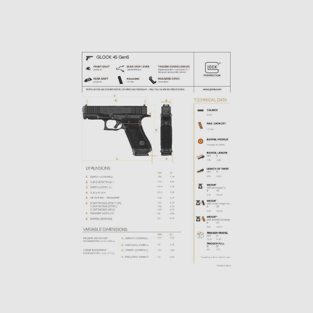 GLOCK 45 Gen 6 OR 9x19mm, Bild 16 von 17