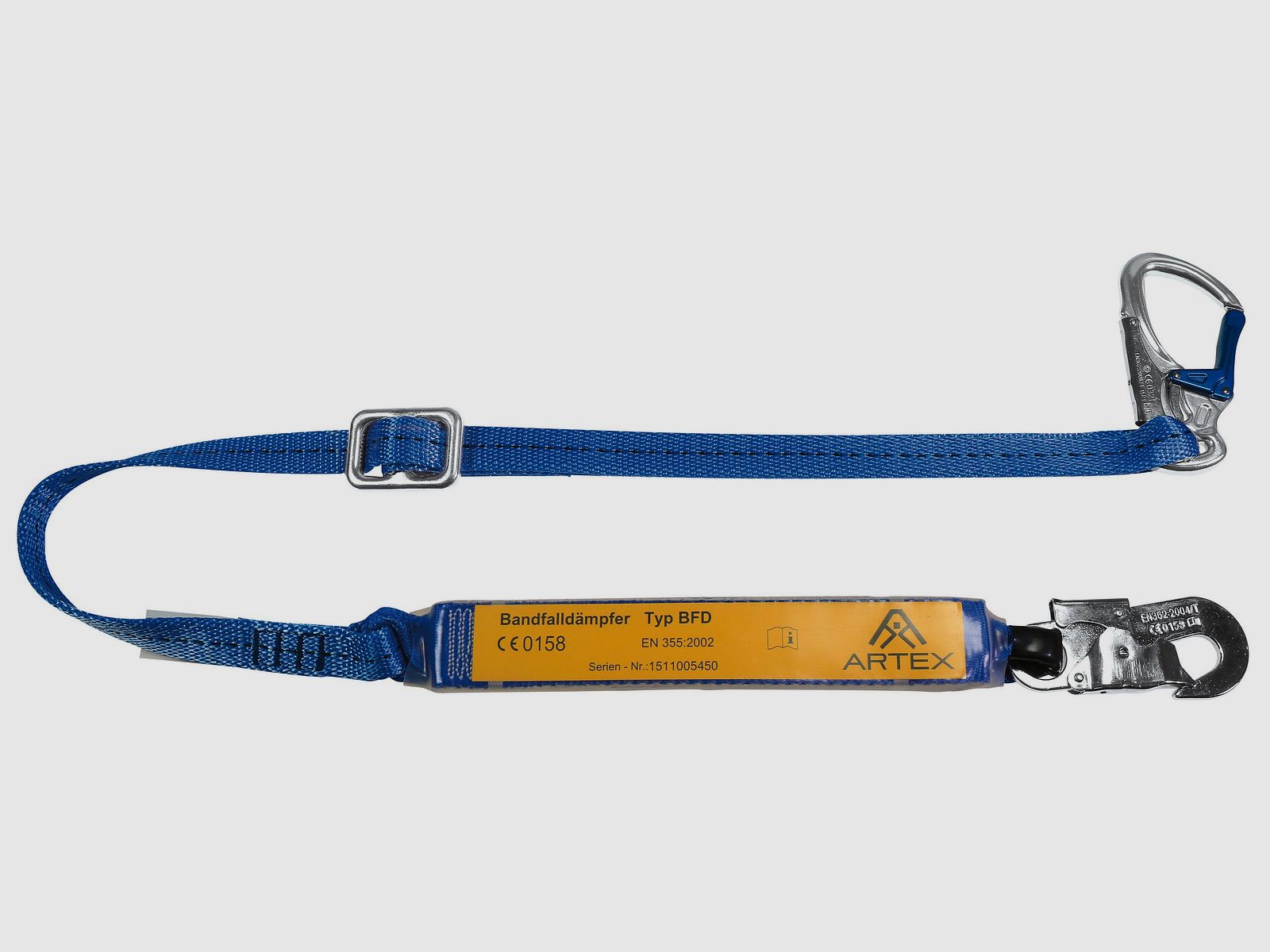 Delta Plus connection device with band shock absorber, length adjustable EN 354/EN 355