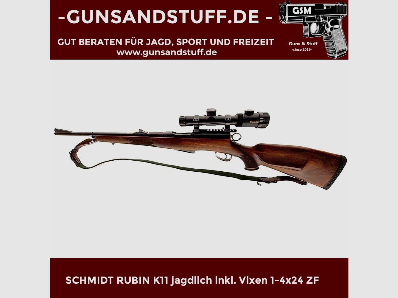 SCHMIDT RUBIN K11 JAGDLICH 7.5x55, afbeelding 1 van 3