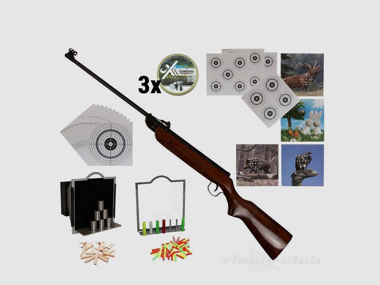 Norconia B2 Luftgewehr Kaliber 4,5 mm Super Target Set