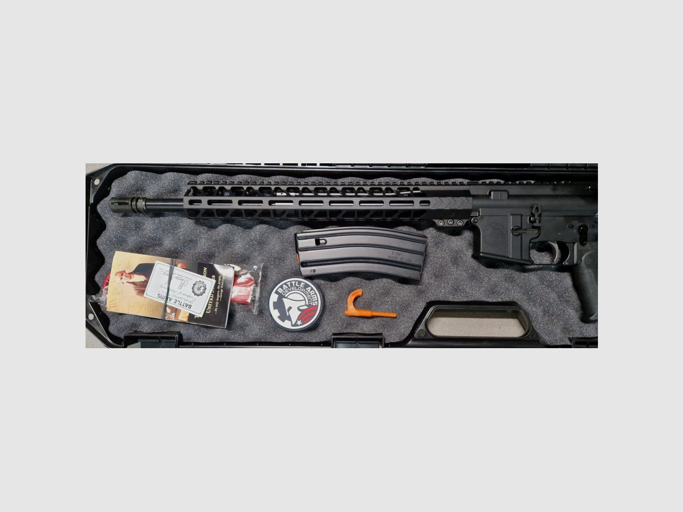 Carabina semiautomatica Battle Arms Development mod. Workhorse – .223 Rem/5,56×45 – canna da 10,5″, 14,5”, 16”, immagine 4 di 8