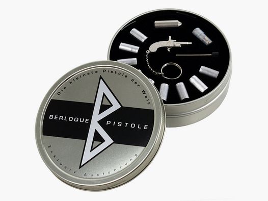Original BERLOQUE Pistölchen vernickelt Kal. 2mm