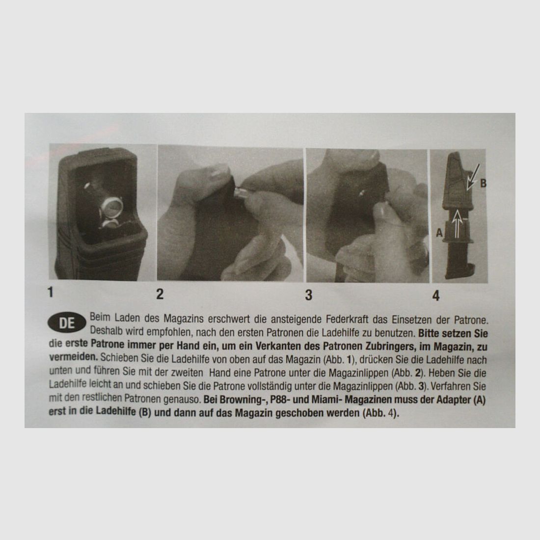 Umarex	 Magazin Loader/Ladehilfe für Doppelreihige 9mm PAK Magazine