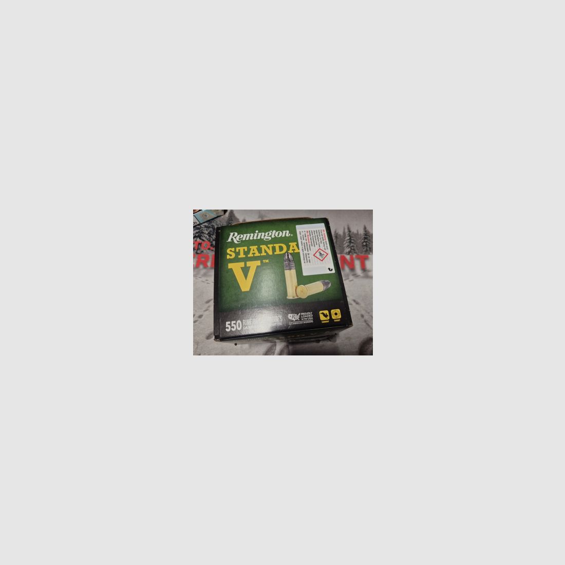 MUNIZIONE REMINGTON VELOCITÀ STANDARD .22 LR 38GR LRN 550 pezzi