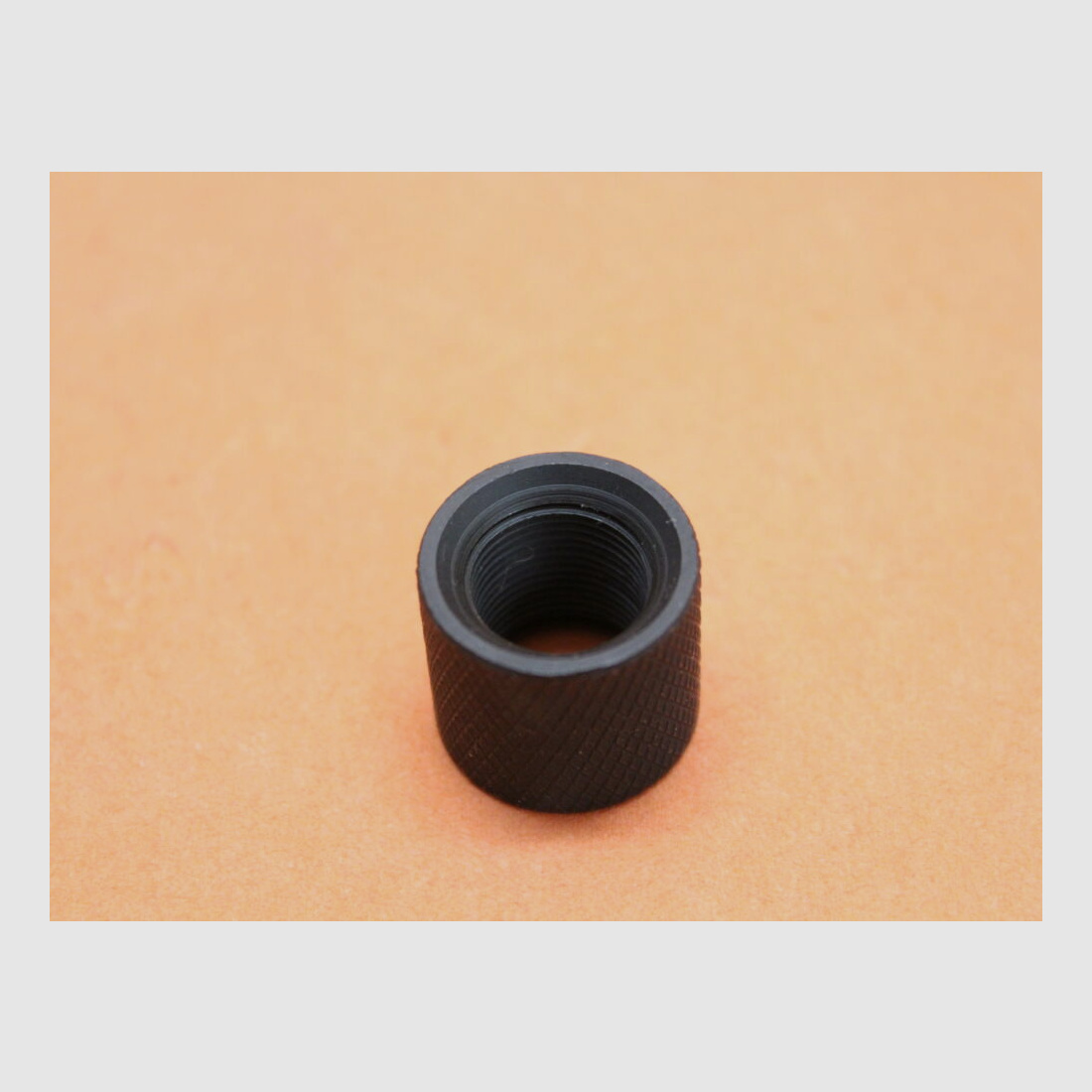 Schuster Mfg Inc AR-15: Thread Protector Cap (1/2-28) .750" OD Schuster protective nut for muzzle thread