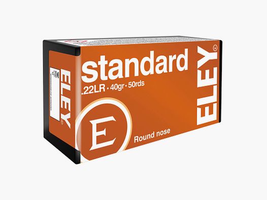 Eley Standard .22 LR 40GR LRN 50 Patronen