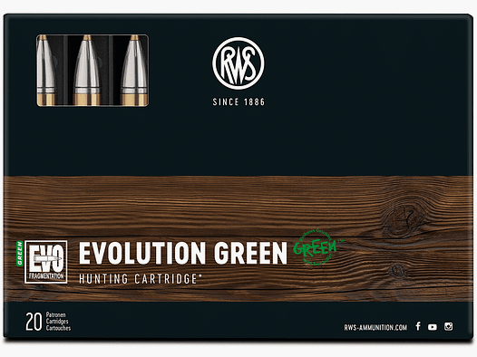 RWS 9.3x74 R Evo Green 184gr. - 20 pcs