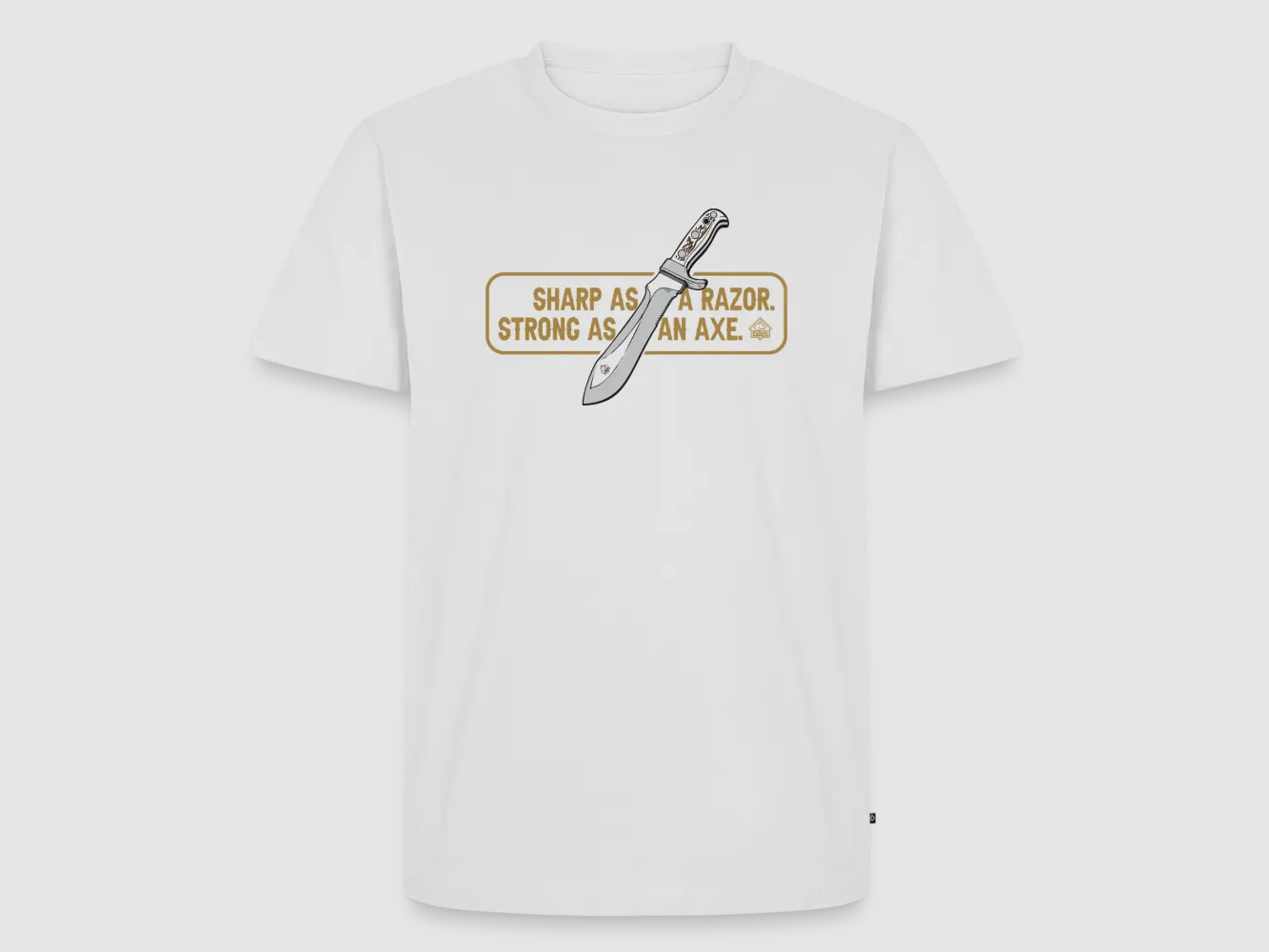 PUMA T-Shirt Premium da Uomo "White Hunter Sharp & Strong"
