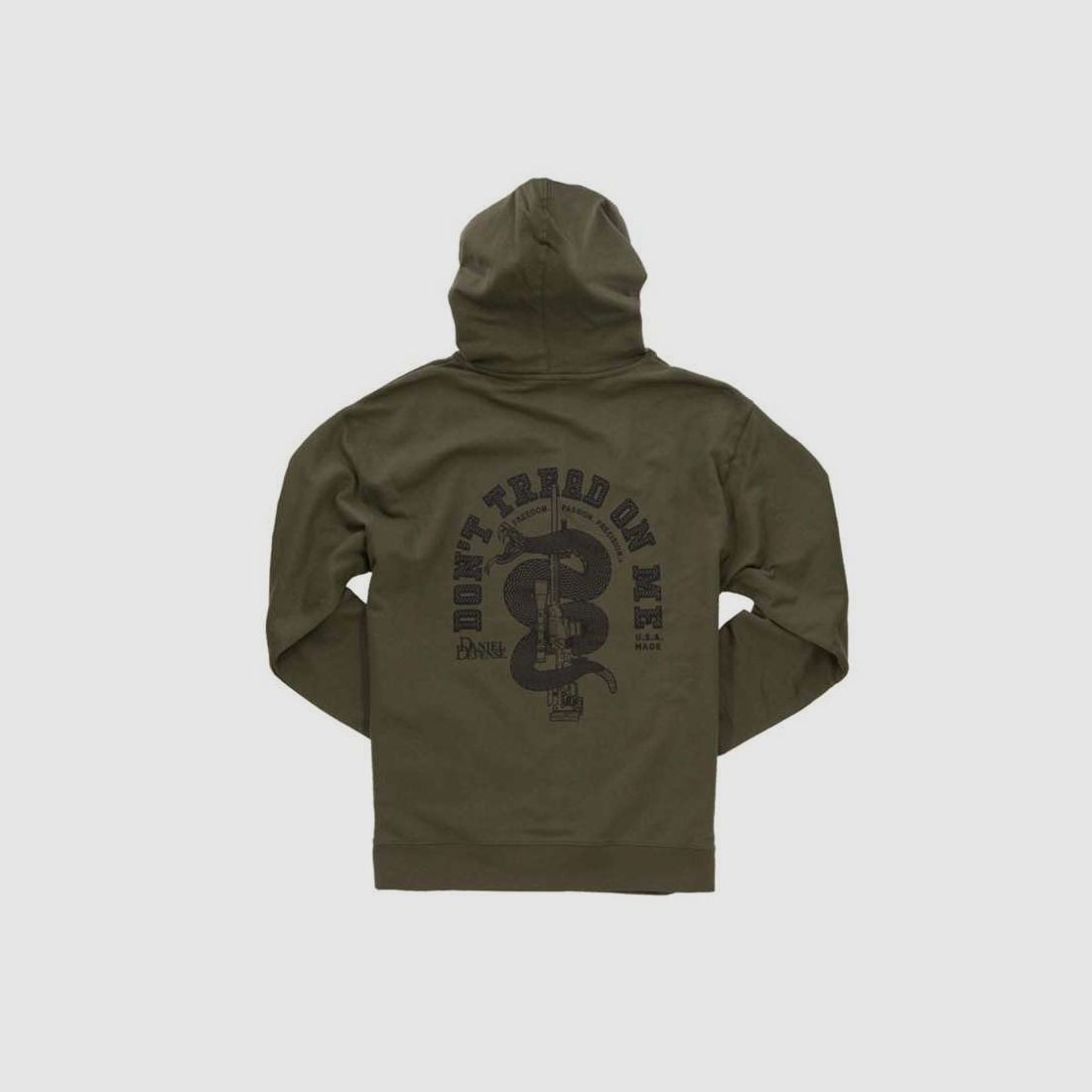 Sweat Daniel Defense Performance Don't tread on me grün, Bild 2 von 2