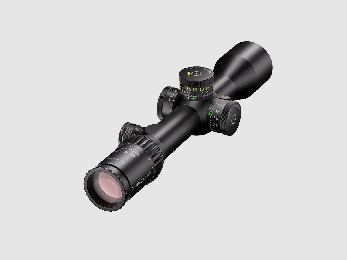 SCHMIDT U. BENDER 3-20×50 PM II Ultra Short LP GR²ID 1cm cw DT II+ MTC LT / ST II ZC LT, imagen 2 de 5