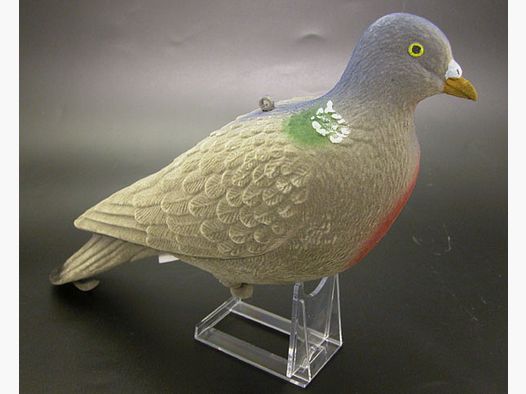 Vollkörper LOCKTAUBE BEFLOCKT  Top Qualität
