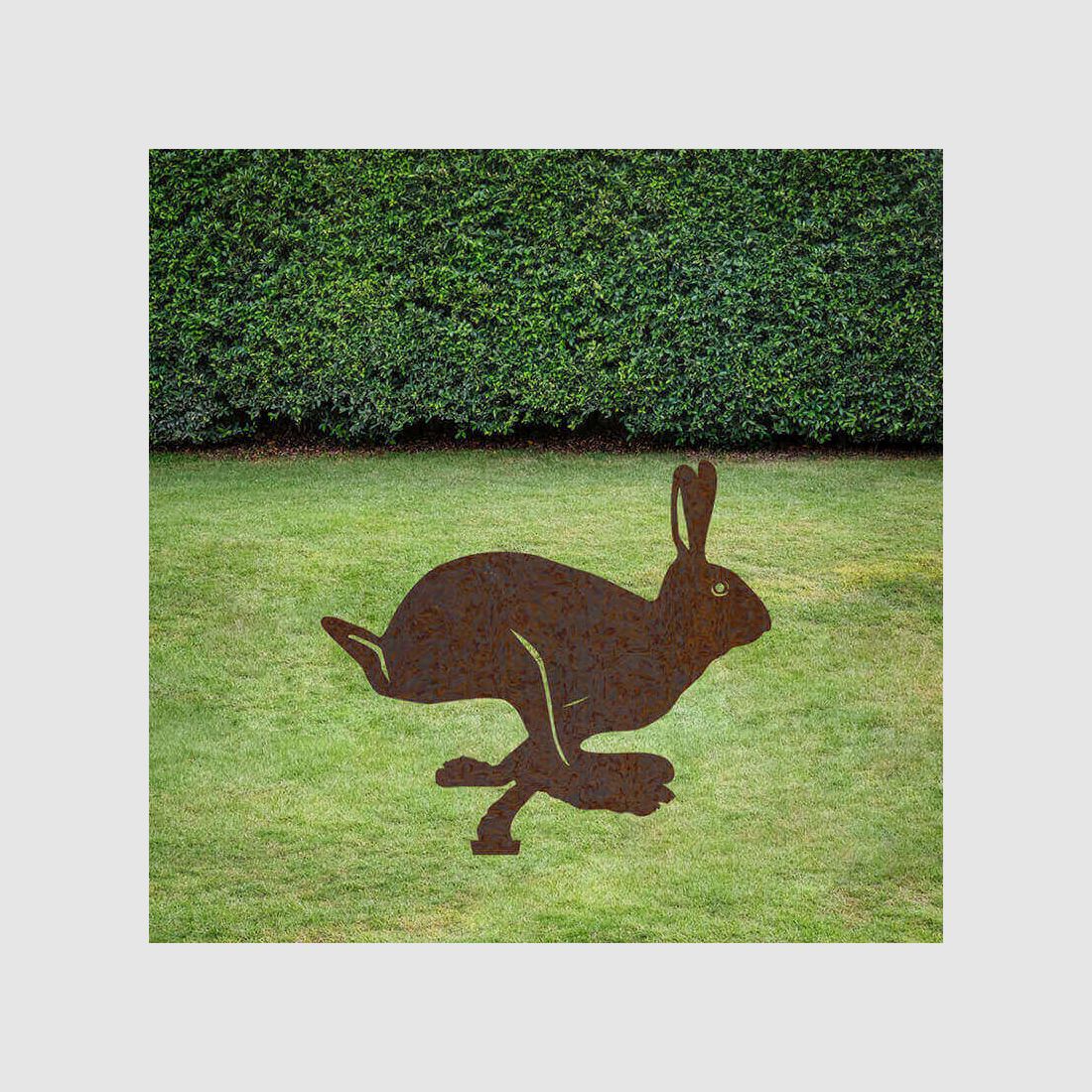 Stecco da giardino decorativo con coniglio