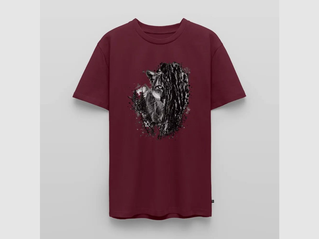 PUMA Men´s Premium T-Shirt „Lauernder Puma"