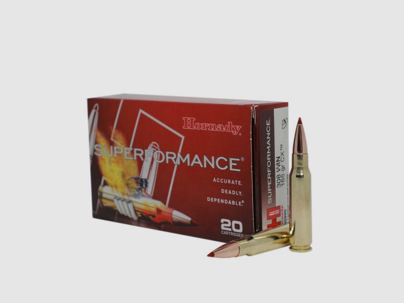 Hornady CX 10,7g/165grs à20 .308 Win.