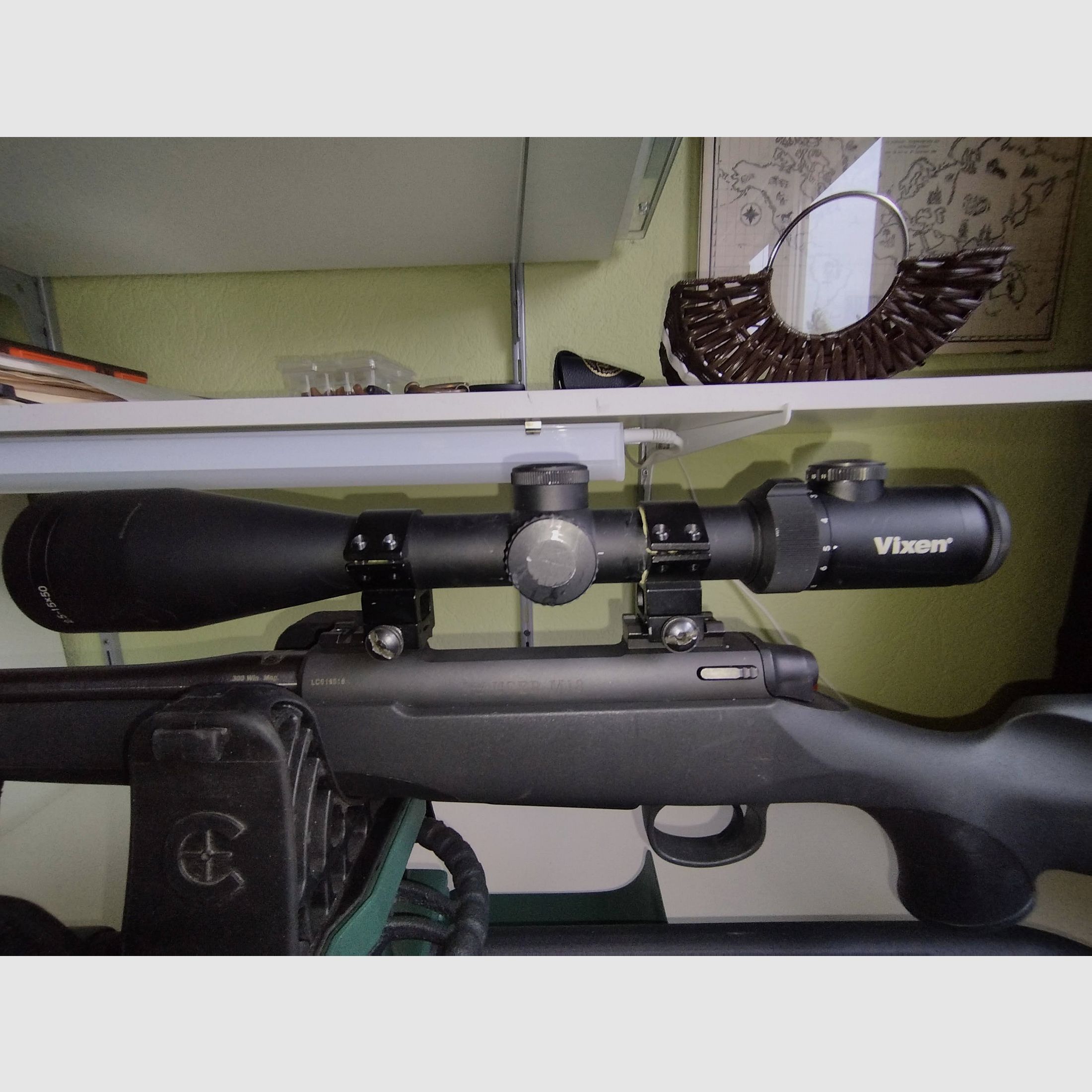 Mauser M18 repeater caliber .300 Win Mag. with sight Vixen 2.5 - 15 x 50