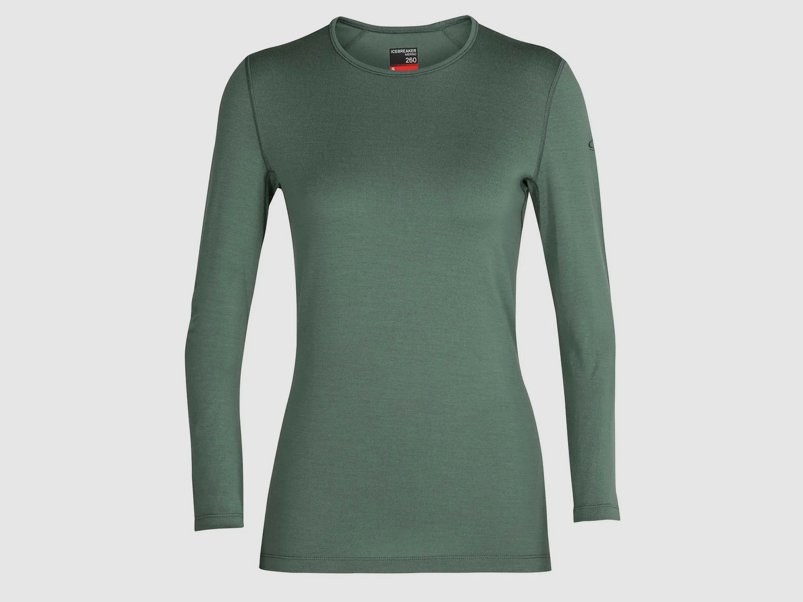 Icebreaker Langarmshirt Tech Merino 260 Dames - Groen / XL