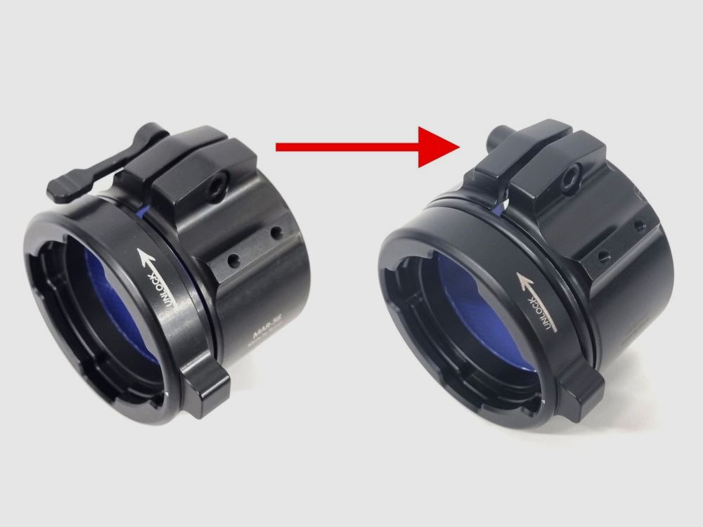 Rusan Klemmhebelkit Umrüstsatz für Modularadapter – rechts, Bild 2 von 2