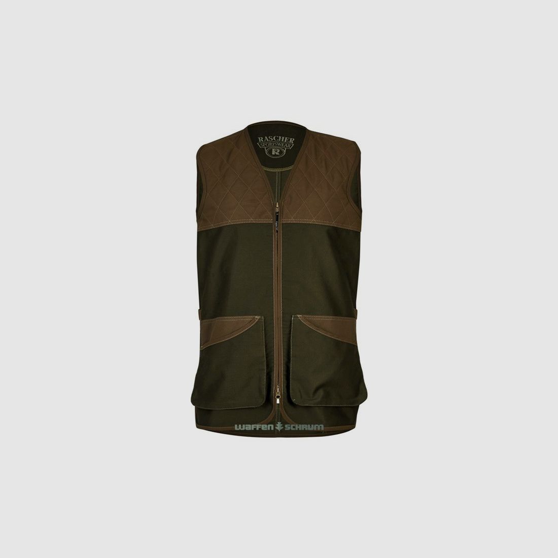 Gilet de tir rapide avec renfort en Cordura vert