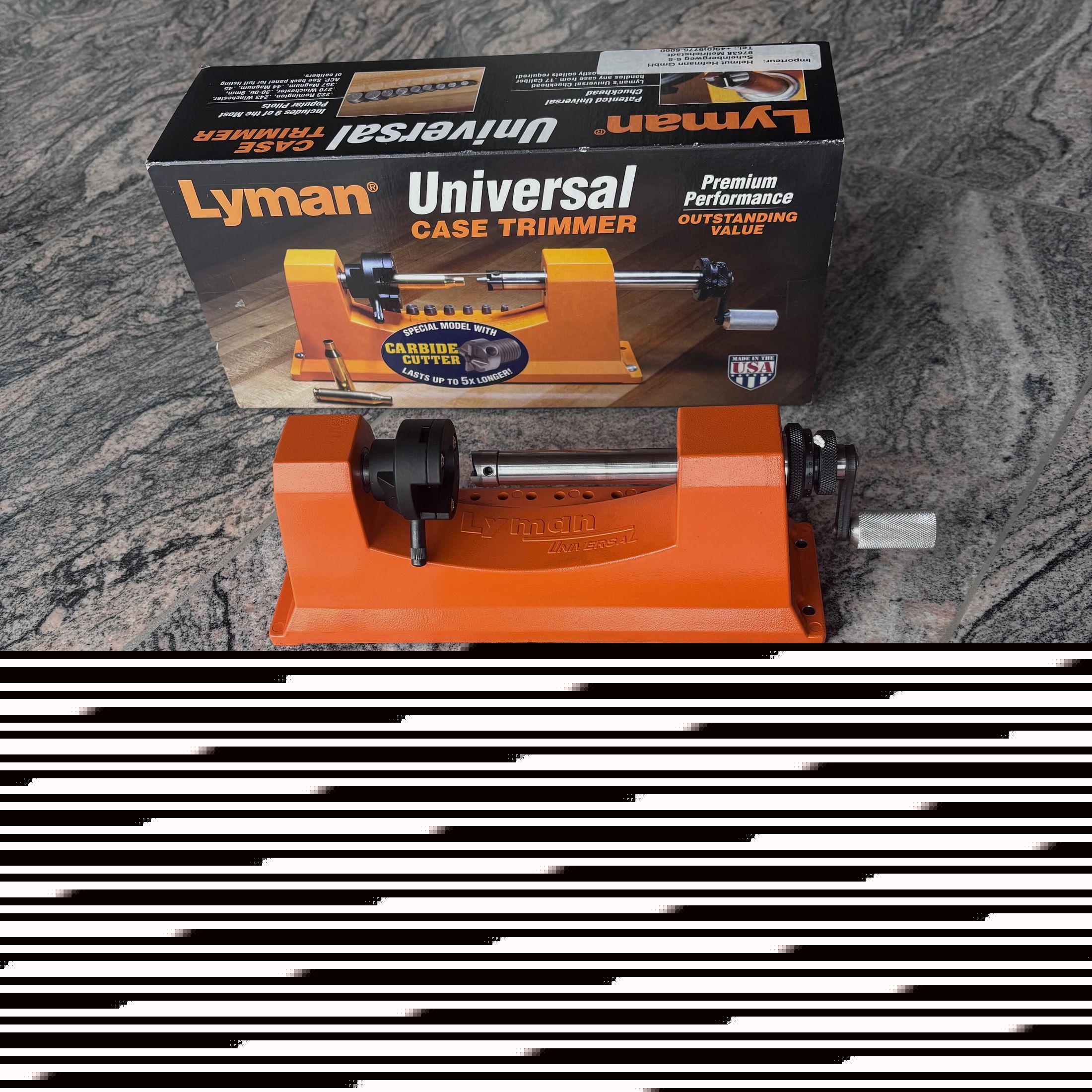 Lymann Hülsentrimmer Spezialset mit Hartmetallfräser