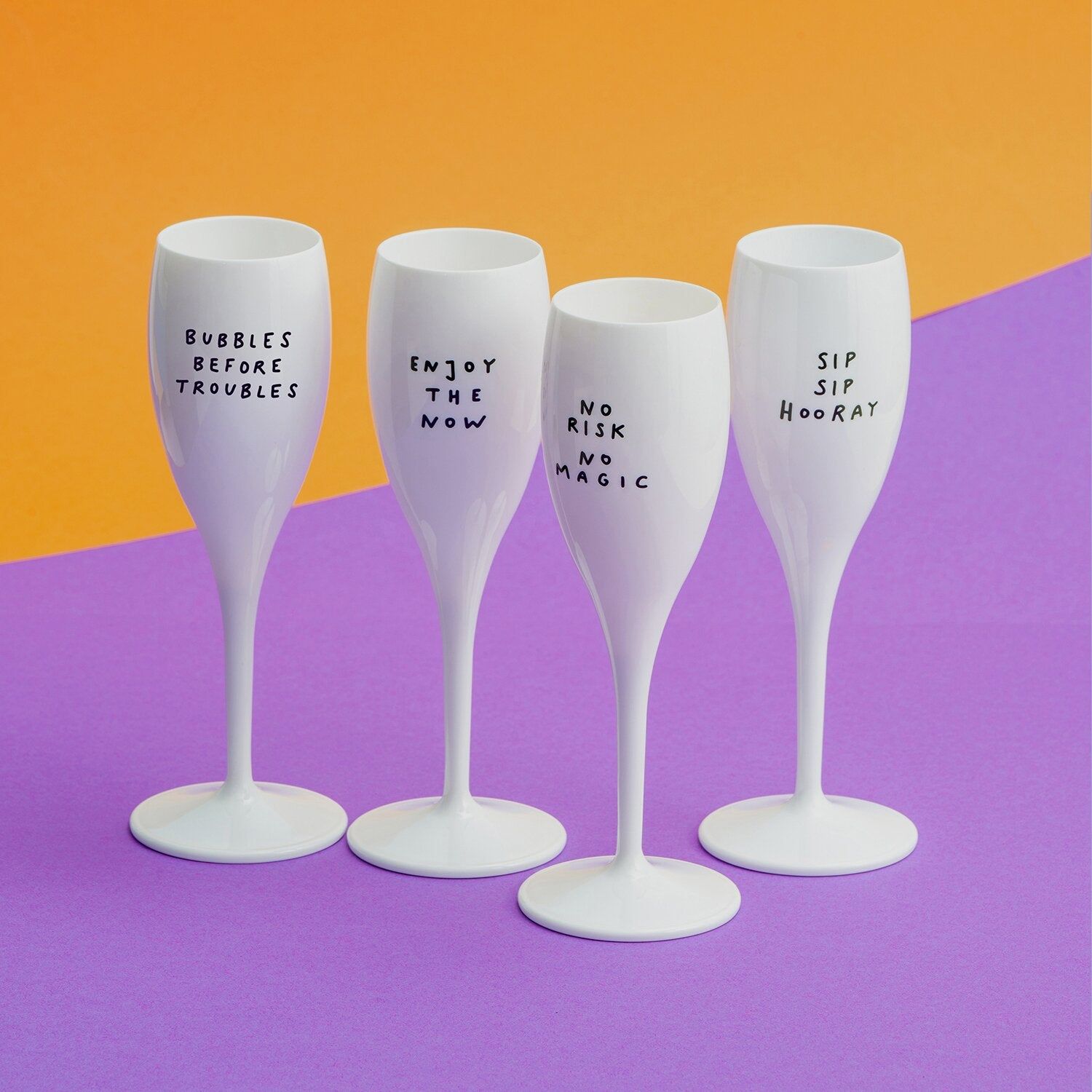 Bicchiere da champagne Cheers No. 1, set da 4, immagine 2 di 2