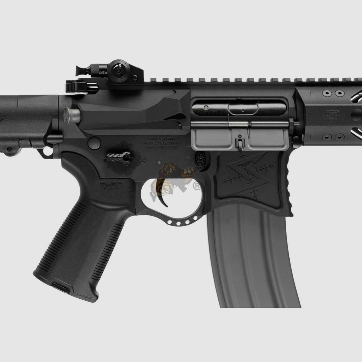 G&G Seekins Precision SBR8 SD 9 Inch ETU Airsoft S-AEG mit F-Zeichen
