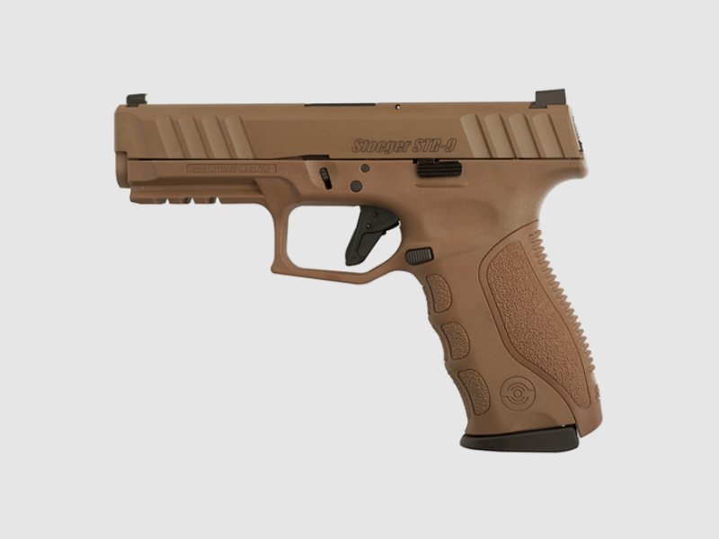 Pistole Stoeger STR-9FDE, TAN, Kal. 9 mm Para 15 Schuss, Picatinny, 4", Bild 2 von 2