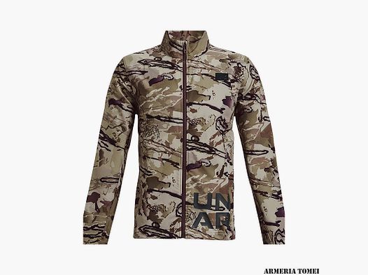 UNDER ARMOUR – HOMBRE – HARDWOODS GRAPHIC JACKET UA Barren Camo / Negro – 999