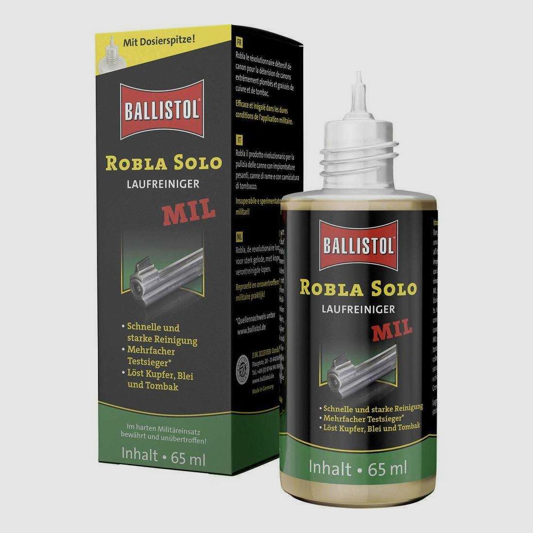BALLISTOL ROBLA LÖSUNG SOLO MIL | FLÜSSIGKEIT 65 ML