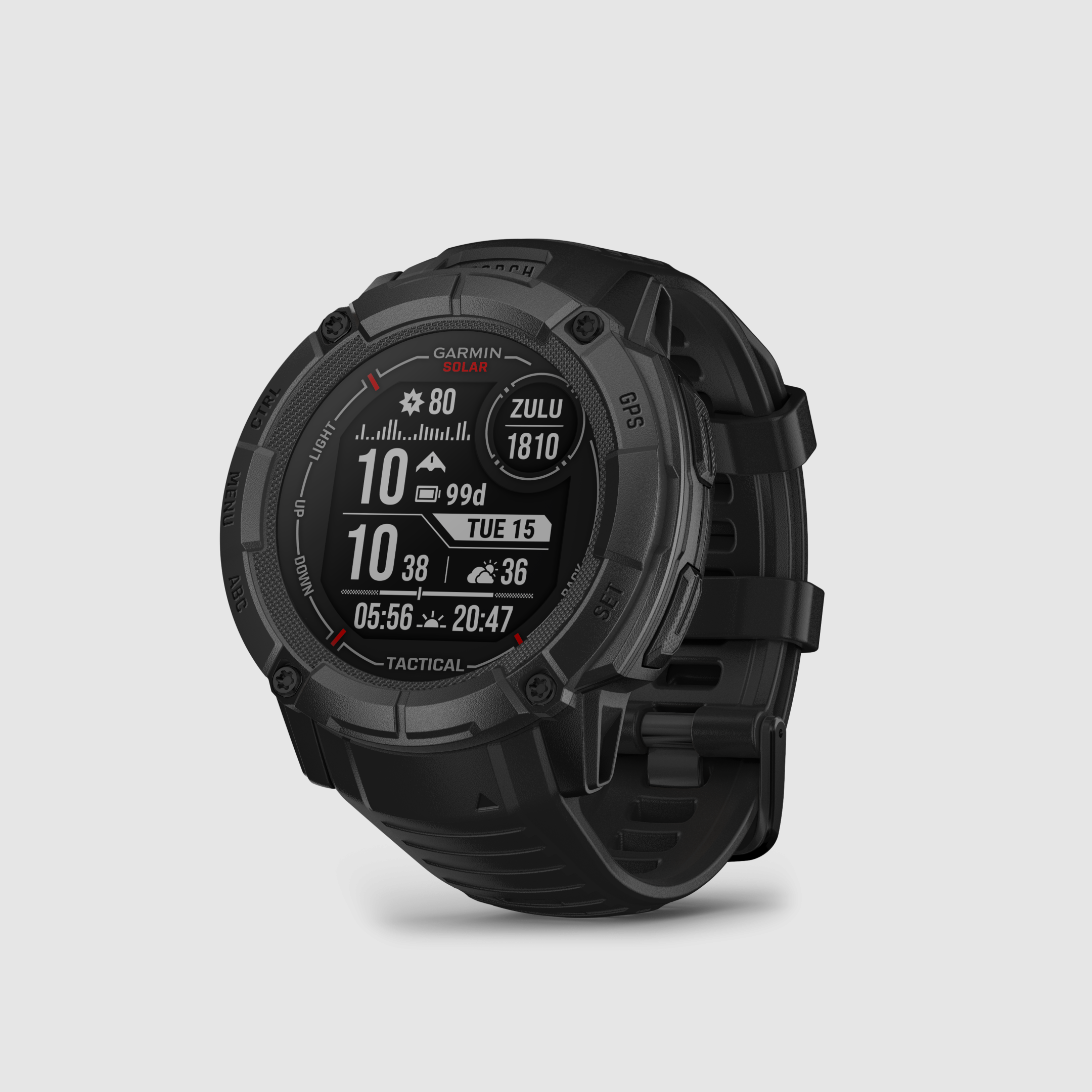Garmin Instinct® 2X Solar, Tactical Edition, Schwarz, Bild 1 von 3