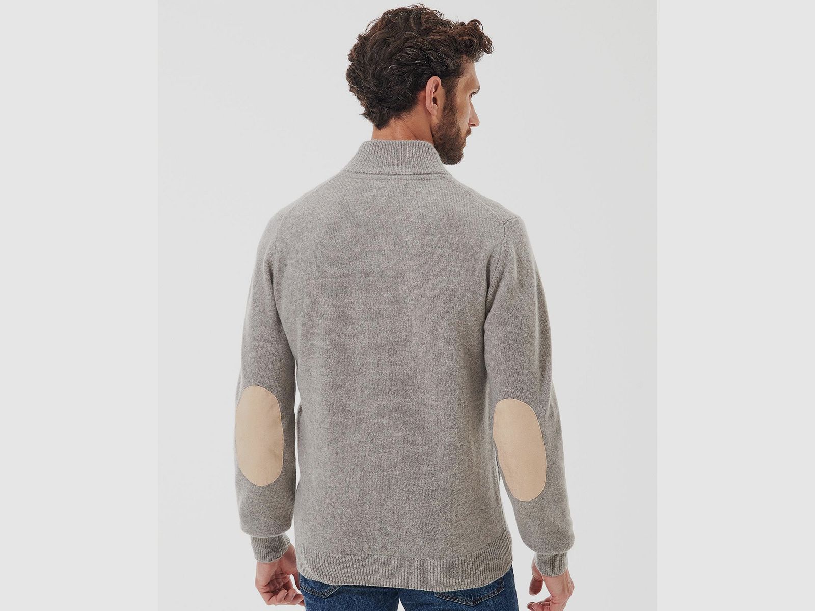 BARBOUR SWEATER PATCH ZIP, image 3 sur 4