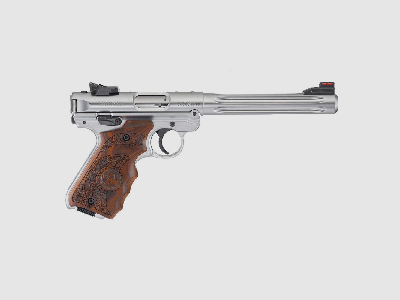 Ruger MARK IV HUNTER .22 LR 6,9"/17,48CM SATINERENDE RVS