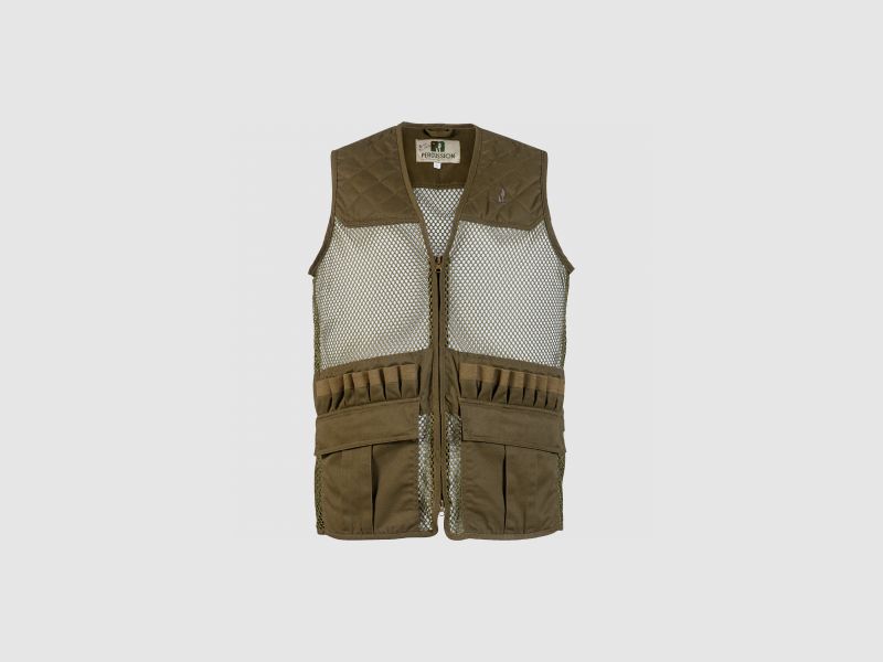 Percussion Unisex Gilet a Rete Savane (khaki) | 3XL