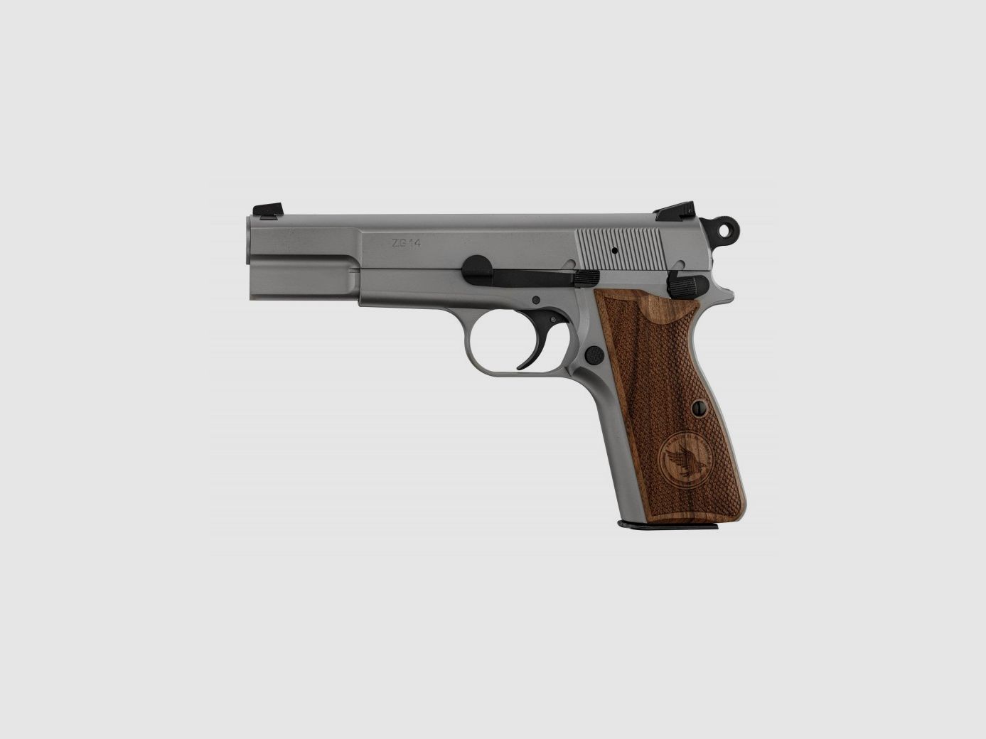 TISAS ZIG 14 pistool 9X19 mm RVS, afbeelding 2 van 4