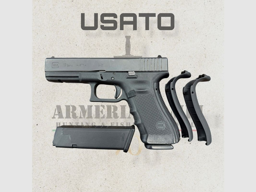 USATO – PISTOLA – GLOCK MOD. 17 Gen 4 cal. 9×21, immagine 3 di 4