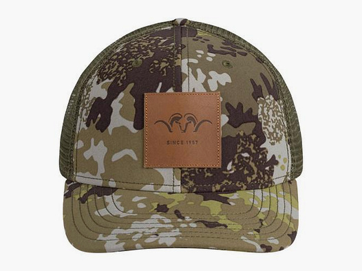 Blaser Leather Badge Cap HunTec Camouflage    One Size