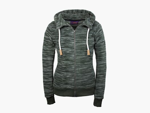 Melanżowy polarowy hoodie -