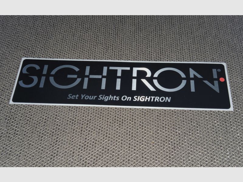 SIGHTRON OPTICS - AUFKLEBER - SEHR SELTEN !!!