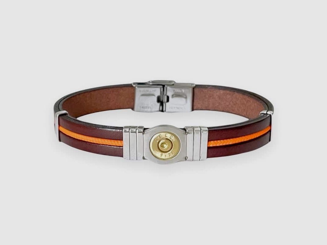 BRACELET ACIER CUIR ET CORDON, image 2 sur 2