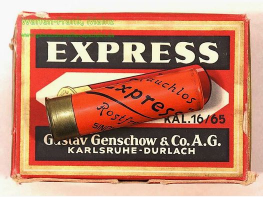 Genschow & Co., Berlin-Herstal Shotgun Cartridges 20/65