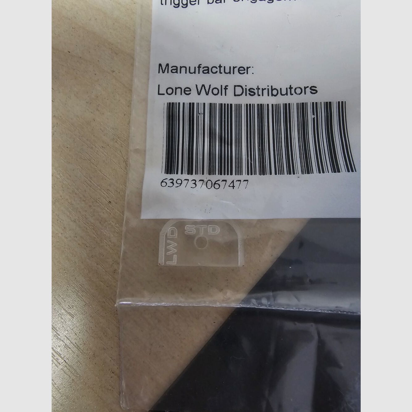 Lone Wolf Distr. LWD-5865 Clear Inspection Plate für GLOCK