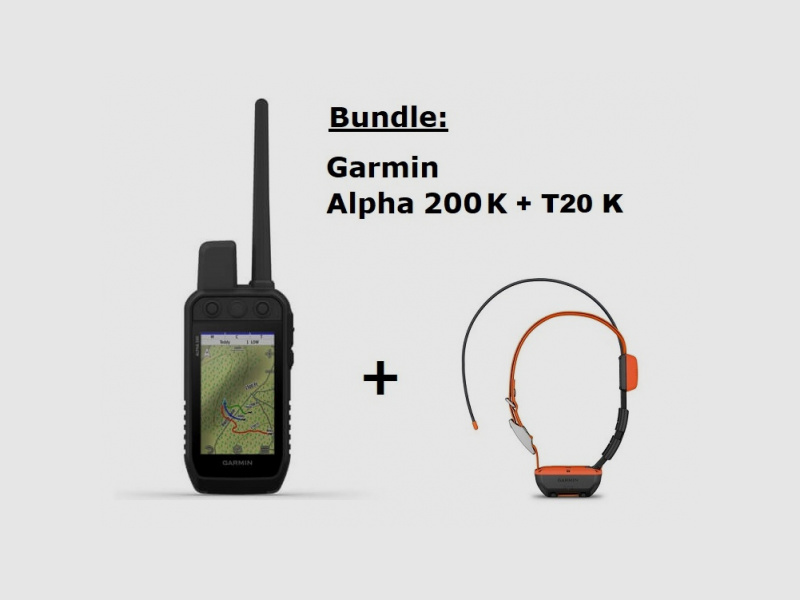 Garmin Alpha 200 K + Alpha T20 K GPS - Hundeortung SET!