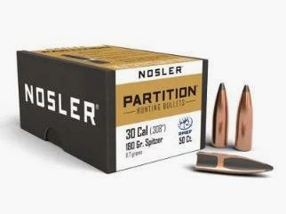 Nosler Hunting Cal. .30 Partition / 180 Grain #16331