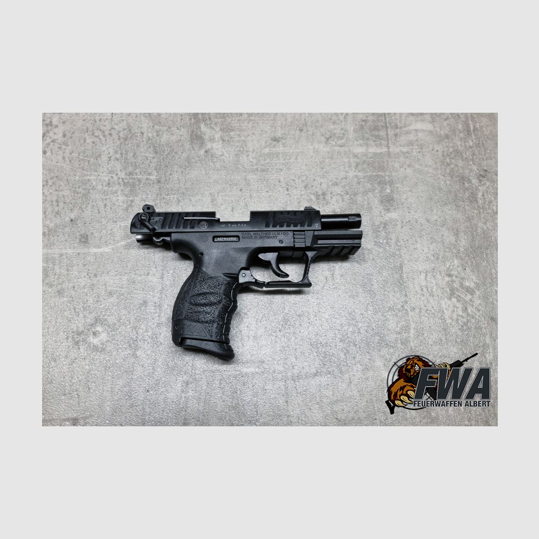 Walther P22Q schwarz Schreckschuss Pistole cal. 9 mm P.A.K.