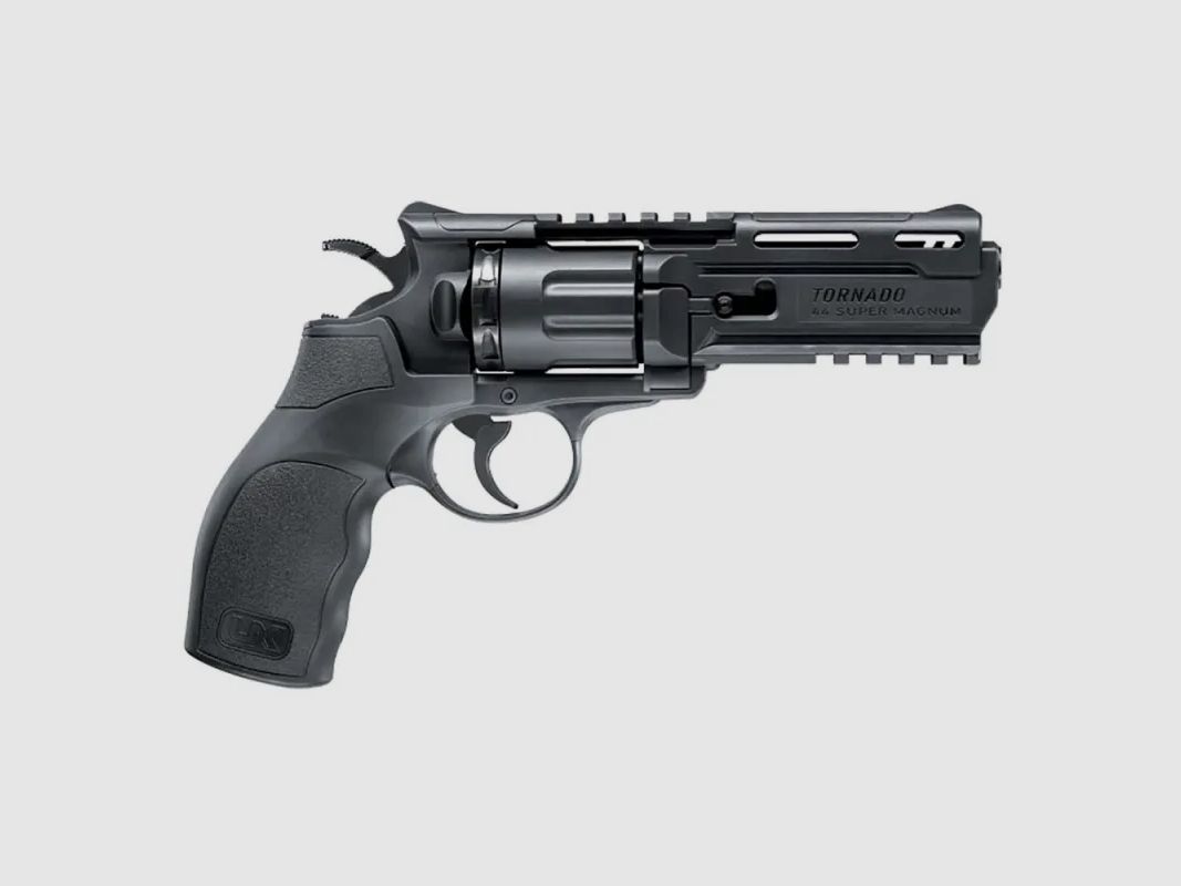 Revolver CO2 Tornado Pallini in acciaio 4,5mm 10 colpi 130m/s L26cm, immagine 1 di 6