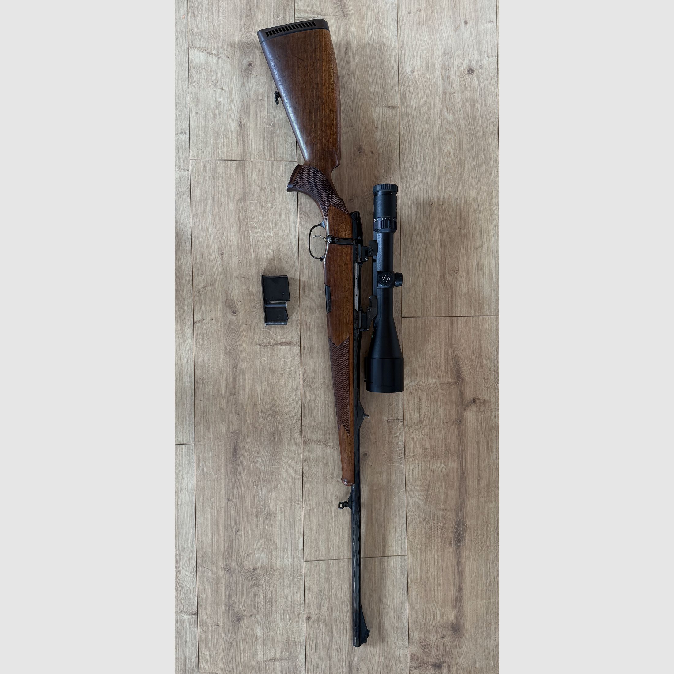 Steyr Mannlicher Luxus Kal. .30-06 Spr. Zeiss Diavari ZM 3-12x56 T* Schwenkmontage Repetierer